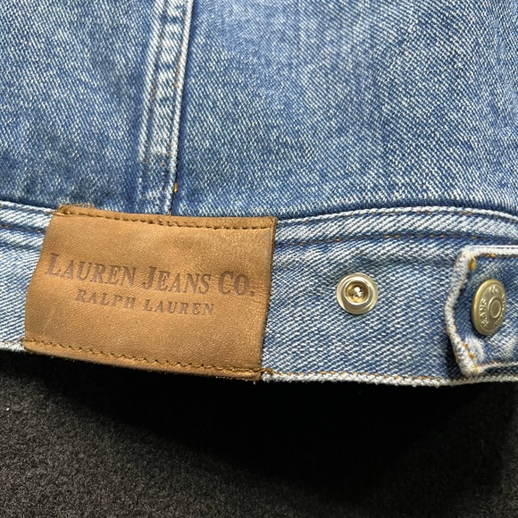 Lauren Jeans Co. Ralph Lauren Mens Fleece Sherpa Denim Jacket - Picture 6 of 15